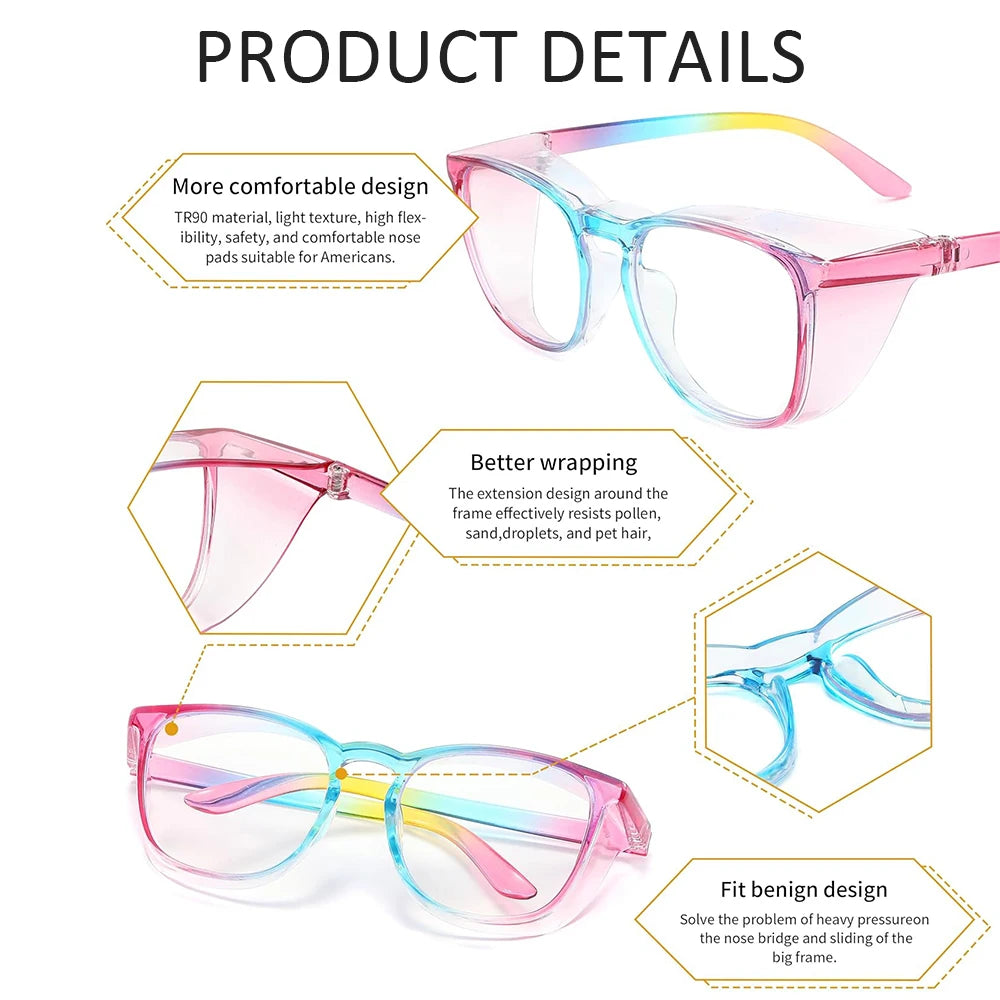 nursing goggles female blue light glasses women eye protection goggles for led light ansi z87 safety glasses womens HM9