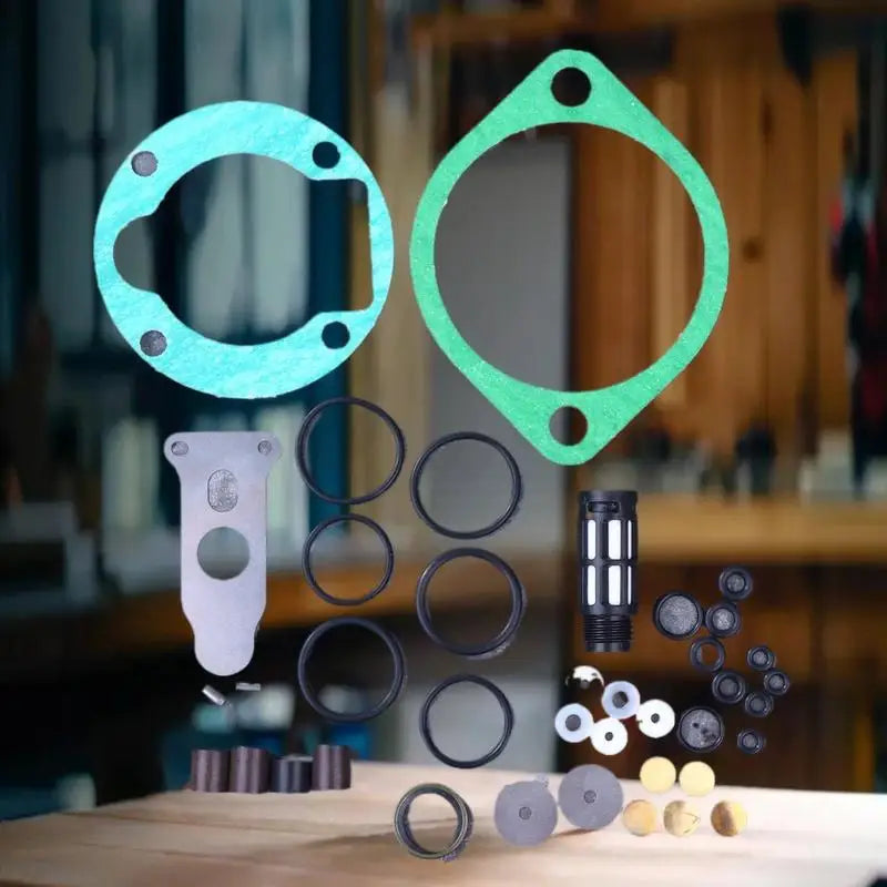 [F] 1Set 30MPA 4500PSI PCP Air Compressor Paper Gasket O-ring Sealing Kit For Single Cylinder Compressor