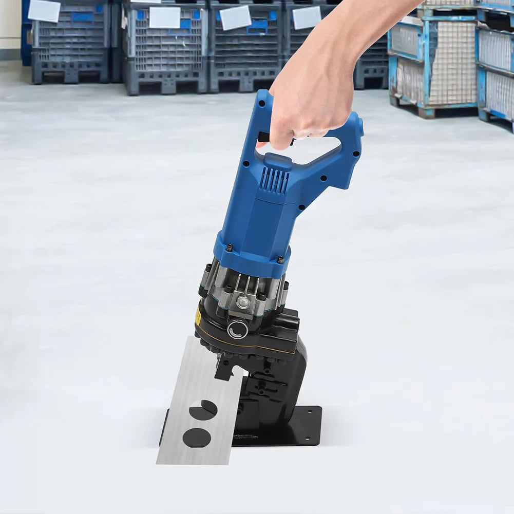 Portable Electric Angle Steel Channel Steel Punching Machine 1200W 50mm Hole Puncher MHP20 Iron / Steel Cutting Punching Machine