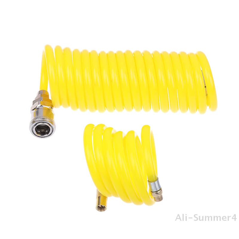 1 Piece Universal Pump Extension Tube Tire Air Compressor Hose Flexible Recoil Air Inflator Connector Replacement Inflator Hose