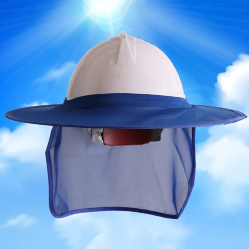Construction Safety Reflective Hard Hat Neck Shield Helmet Sun Shade Reflective Stripe Kit Summer Sun Protection Prevent Sunburn