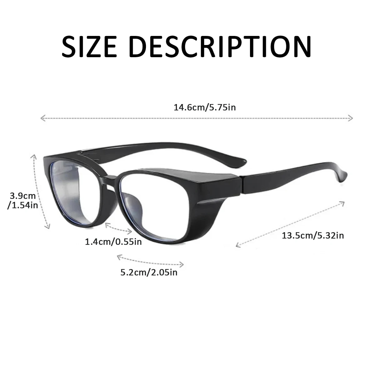Safety Goggles for Men anti Fog Ansi z87 Safety Glasses Womens Blue Light Blocking Goggles HM3
