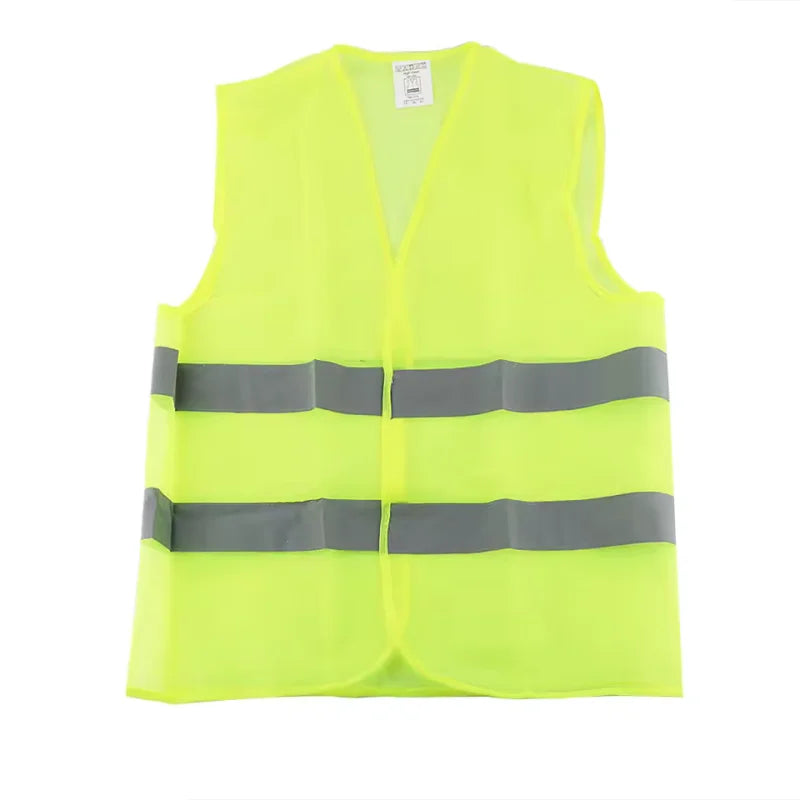 High Visibility Yellow Traffic Safety Reflective Vest Outdoor for Car Use Ideal for Running Cycling and Outdoor Sports 360Degree