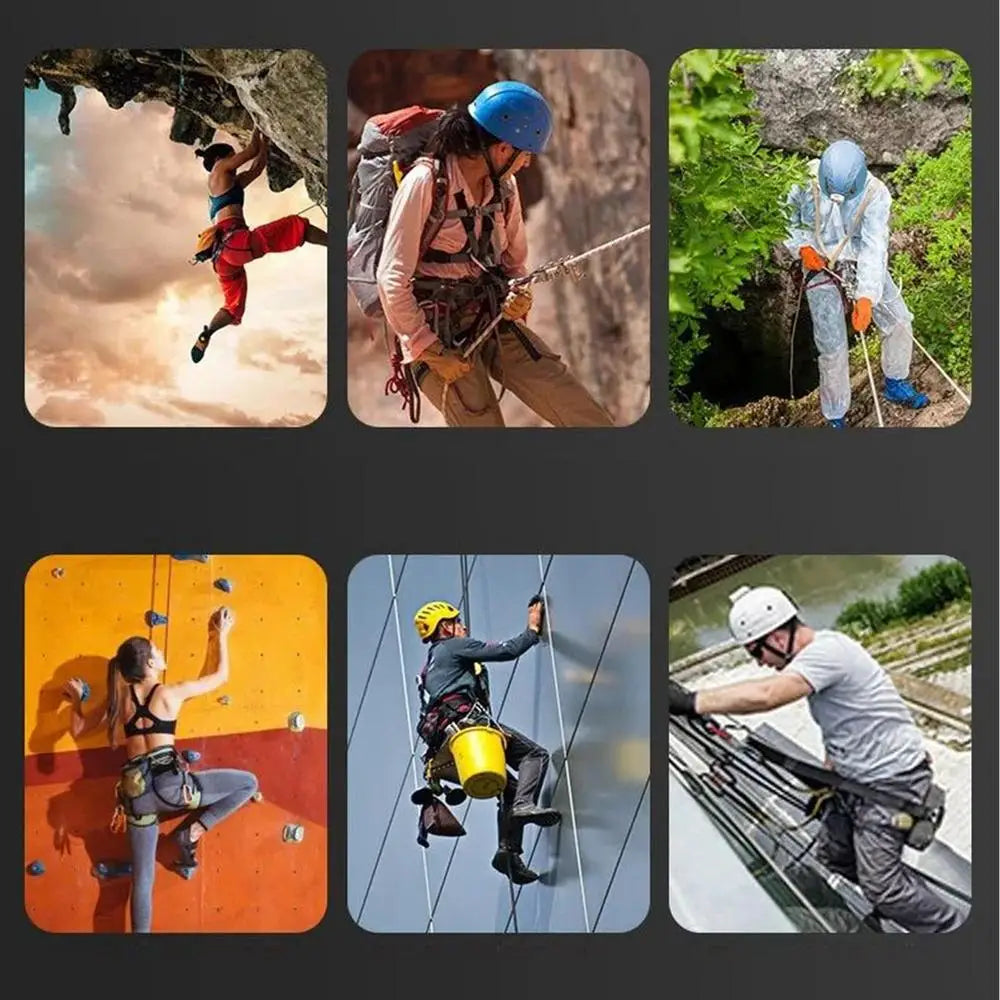 Climbing Harness Half Body Safety Belt Rappelling Equip Climbing Gear Thick Comfortable Men Mountaineering Harness for Roofing