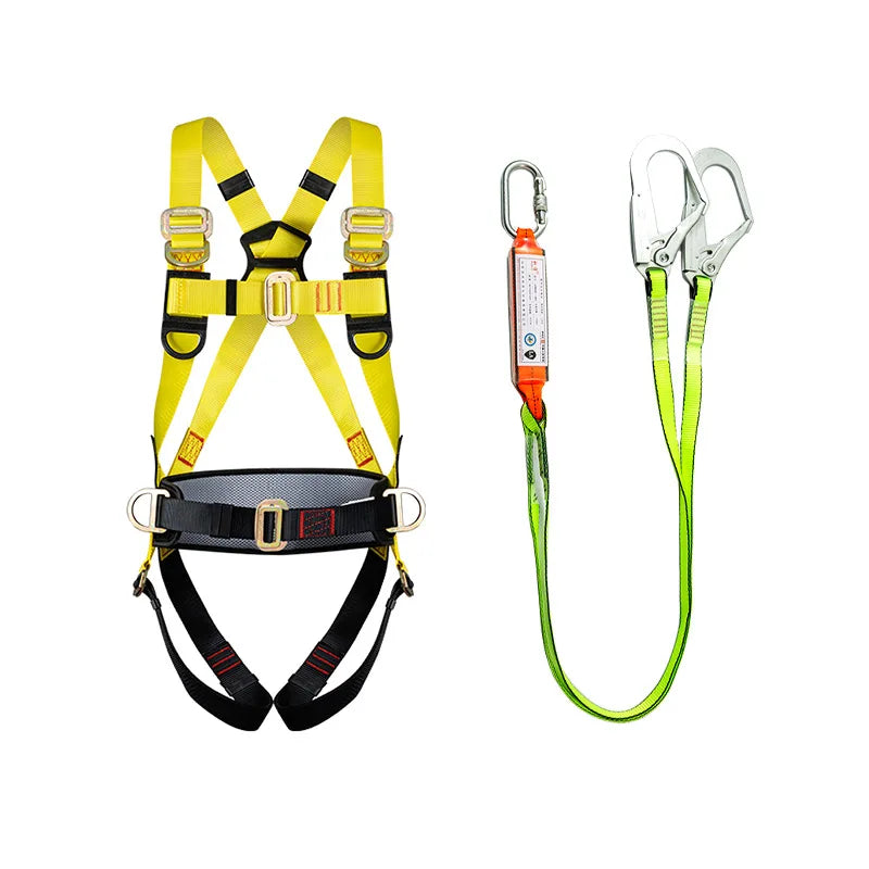 Aerial Work Safety Belt Full Body Five Point Harness Safety Rope for Outdoor Climbing Training Construction Protection Equipment