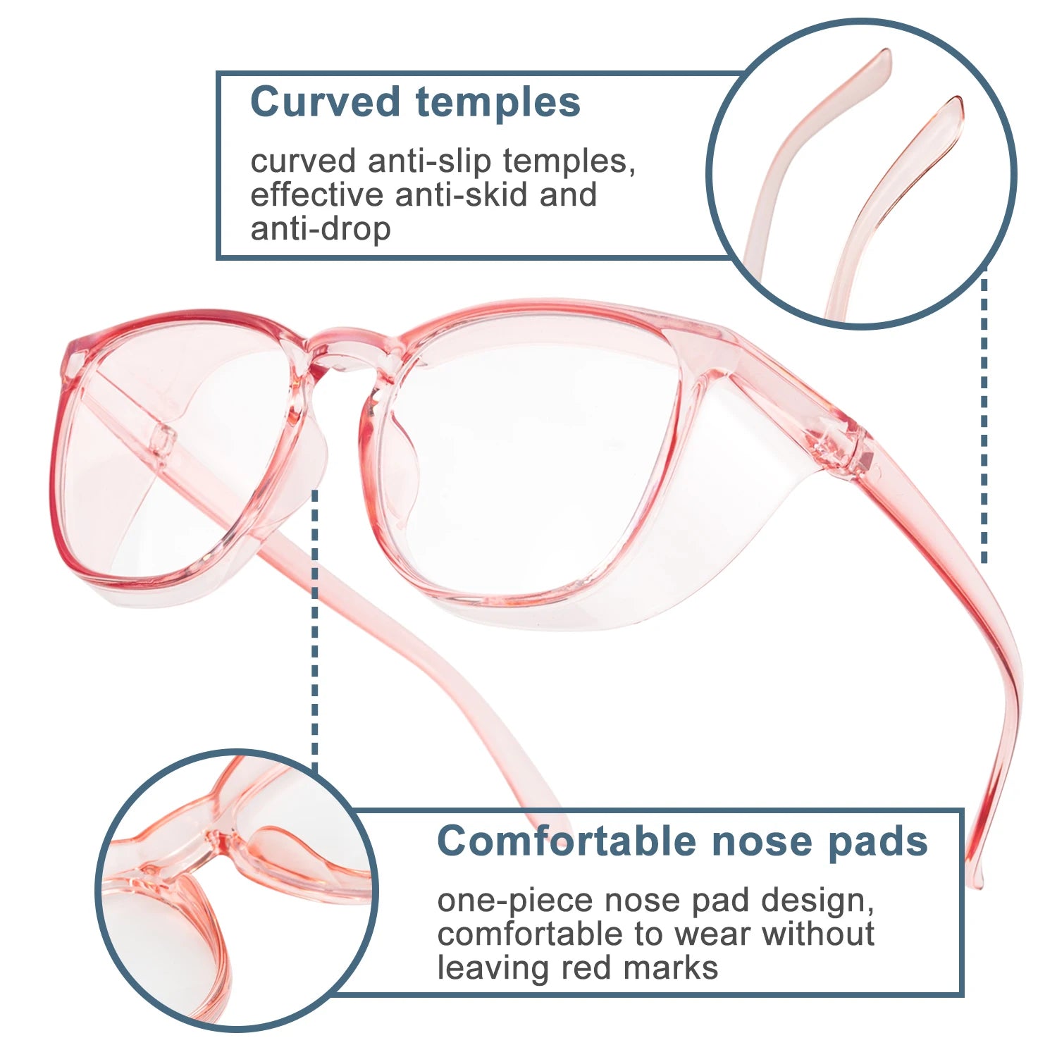 nursing goggles female blue light glasses women eye protection goggles for led light ansi z87 safety glasses womens HM9