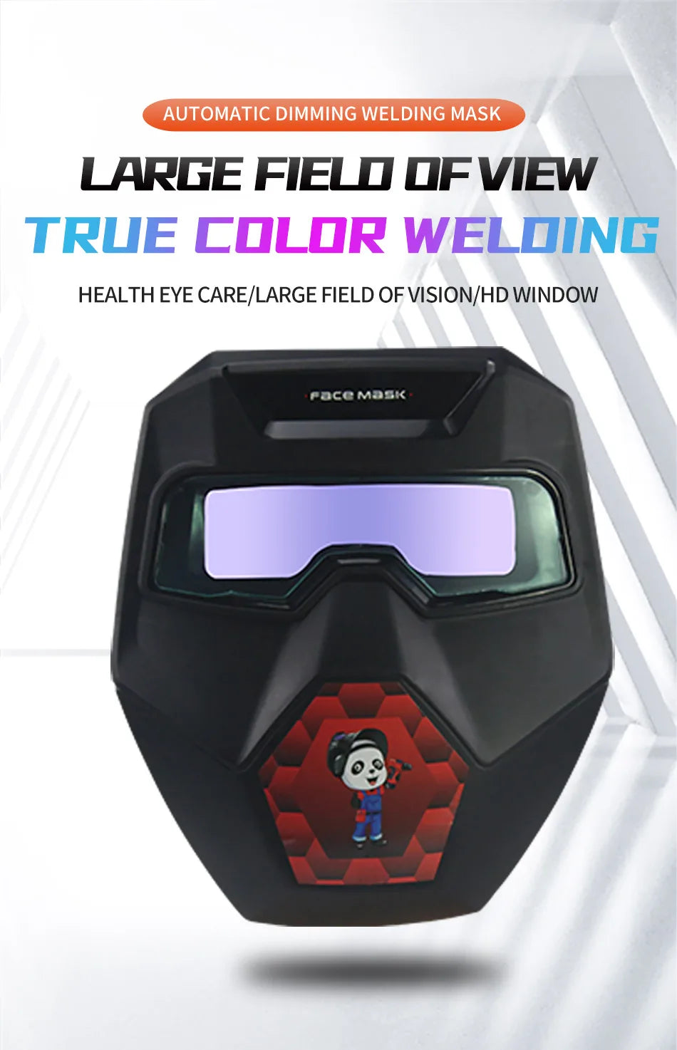 Outside Control Solar Auto Darken True color Welding Glasses Welder Mask Welding Helmet Goggles With Shade eara Din9-Din13