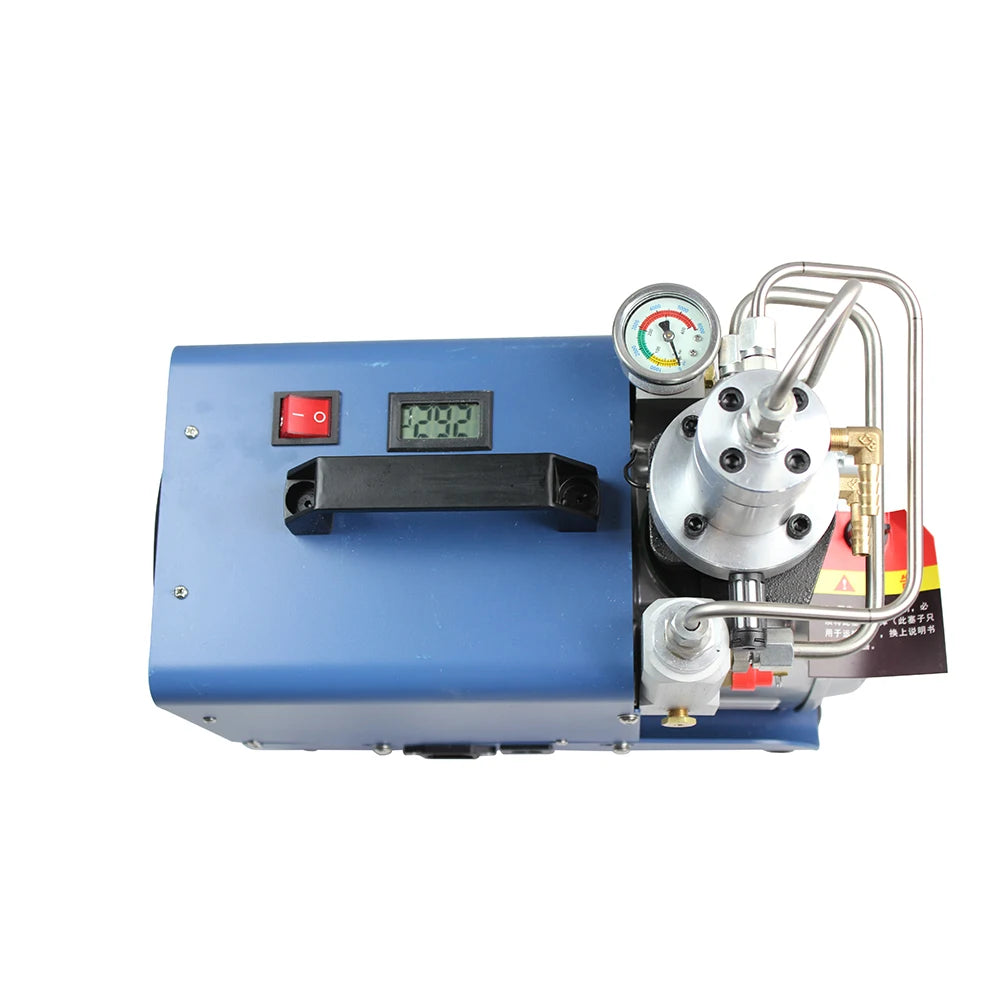 High Pressure 4500PSI 30Mpa PCP Air Compressor Pump 110V Electric Auto-Stop Water Cooling Portable Air Pump