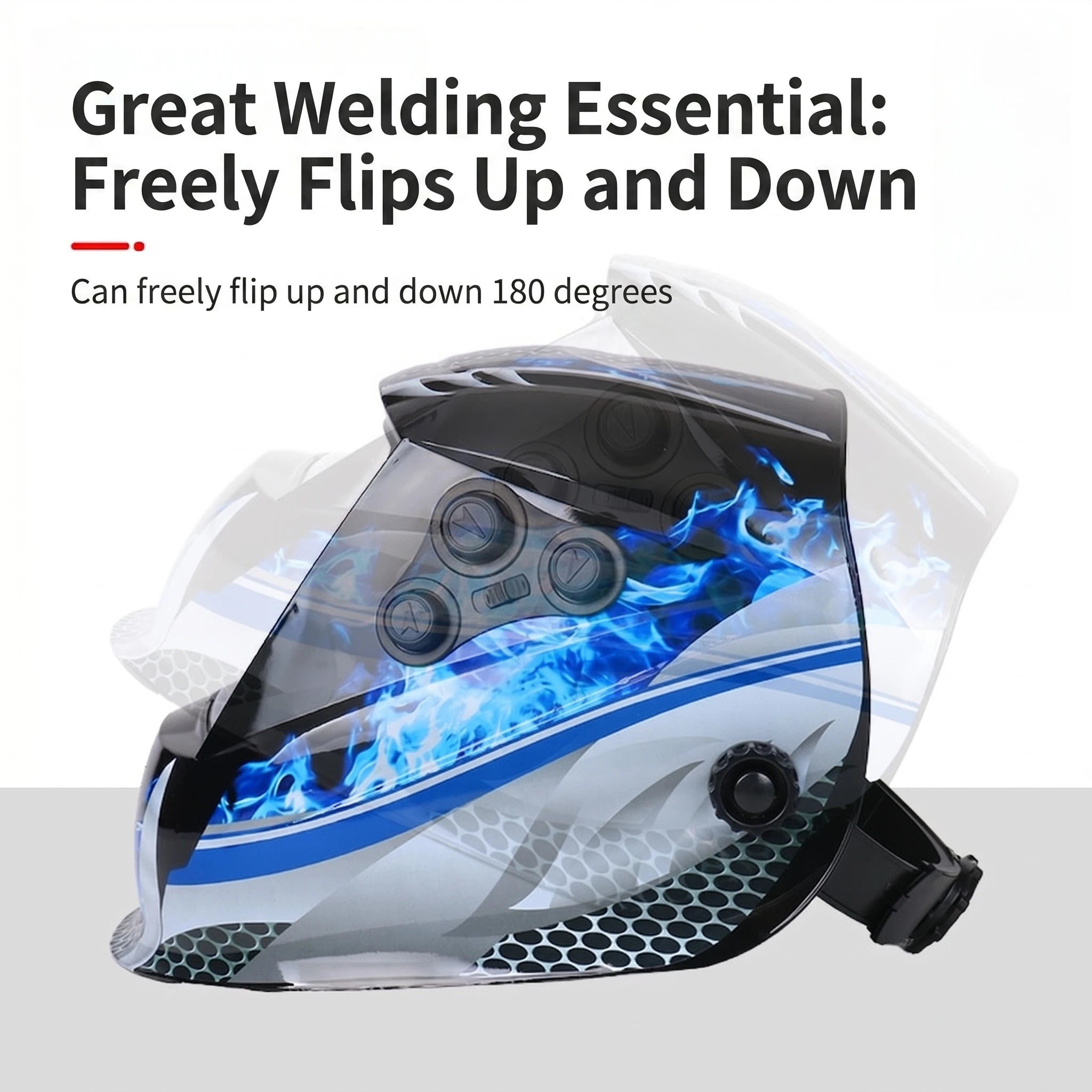 Welding Helmet Flame Resistant Function Protection Welding Mask with Glass Lens Automatic Darkening Welding Protection Mask