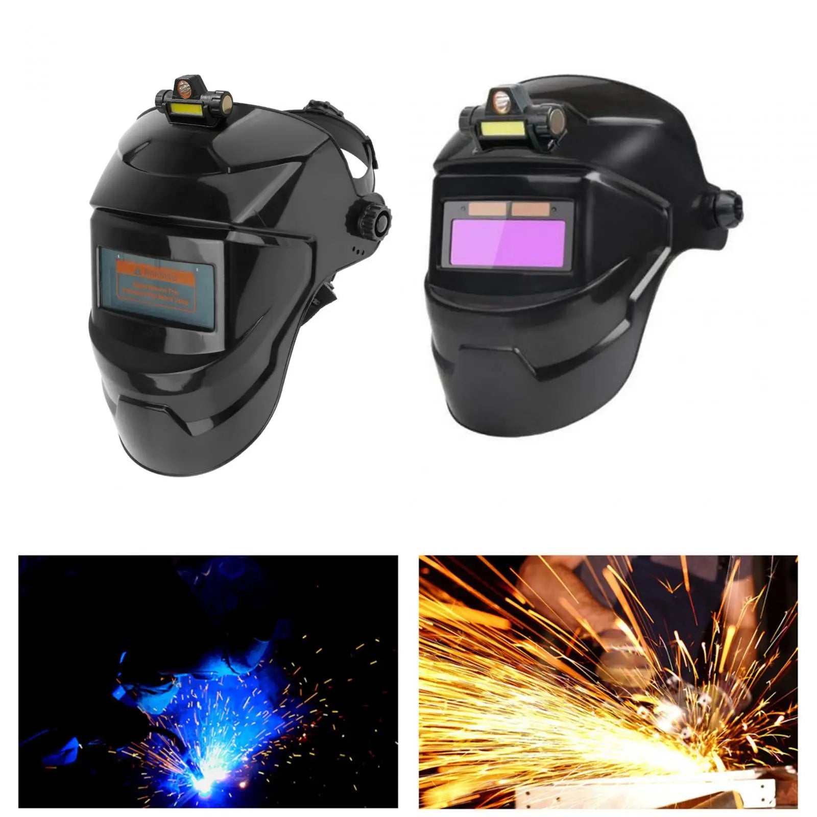 Large View True Color Welding Helmet Welder Mask for ARC Weld Grind Cut.