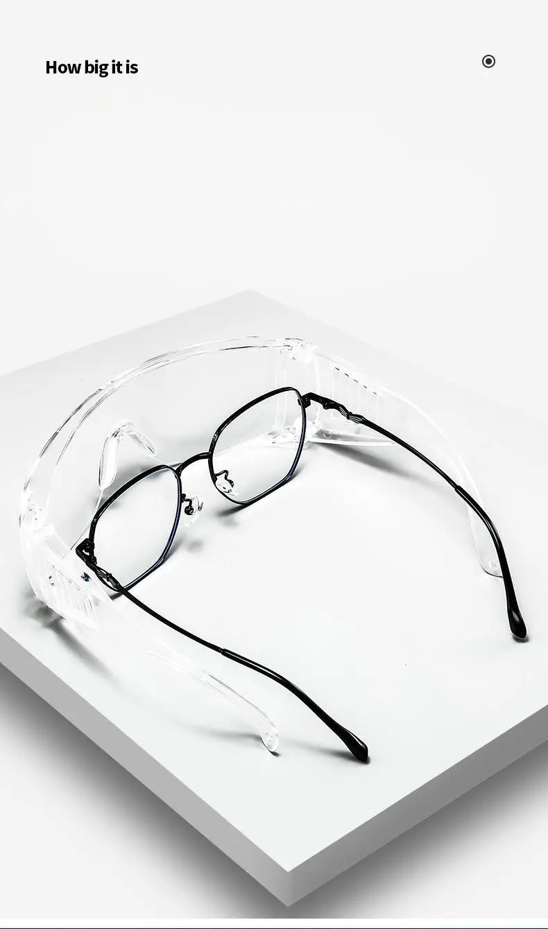 2025 New Style PC Window Protection Goggles - Splash, Dust, Fogproof, Windproof, Transparent Safety Glasses