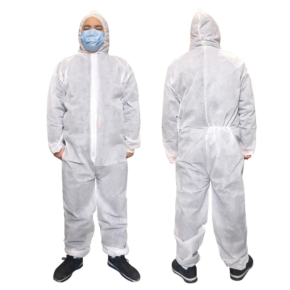 Protective Disposable Waterproof Oil-Resistant Work Safety Clothing Spary Painting Cover All Protection Clothes Overall Suit