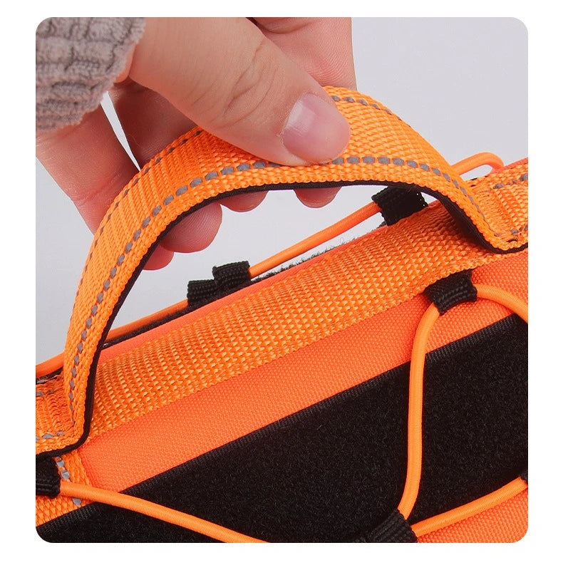 Dog Harnesses Leads Vest Type Pet Harness Large Dog Harness Explosion-proof Reflective Dog Tactical Harness