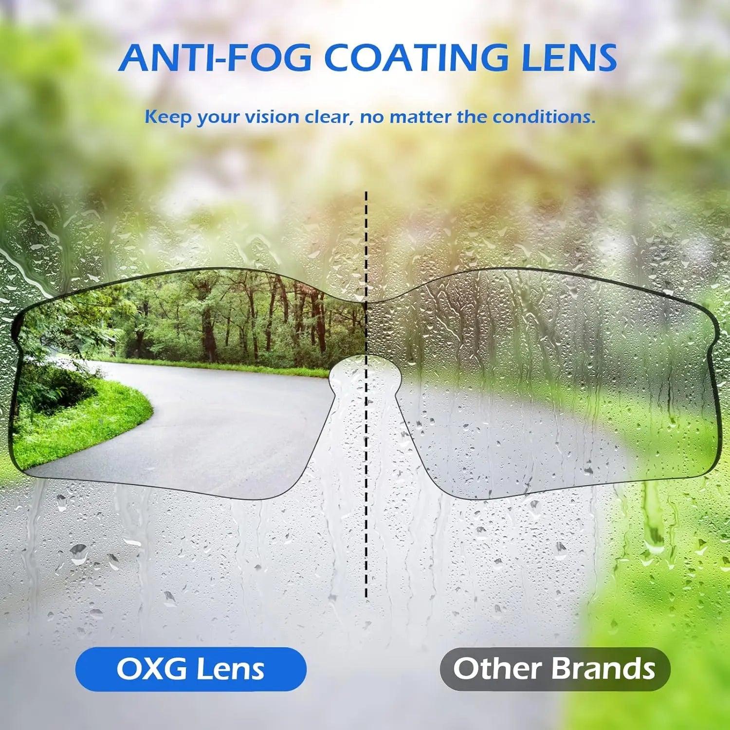 6-Pack Anti-Fog Safety Glasses, ANSI Z87+ Impact & Scratch Resistant for Work, Lab, Construction