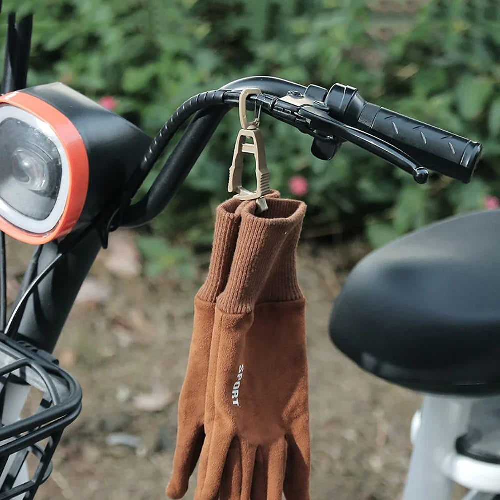 1PC Outdoor Glove Clip Hanger Multi-purpose Anti-drop Hook Clip Holder Plastic Protective Work Gloves Safety Clamp Camping Tools
