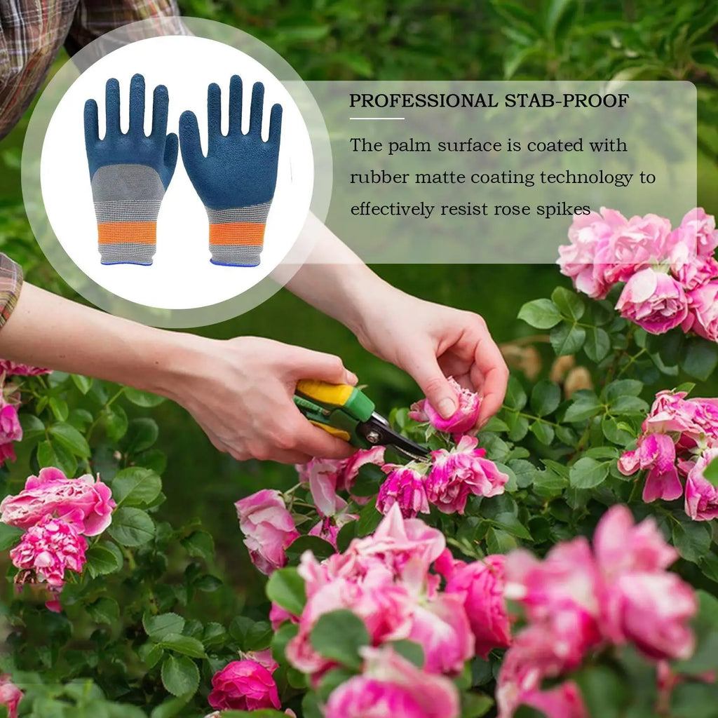 Gardening Yard Gloves Children Safety Gloves Puncture-Resistant Thorn-Proof Waterproof Tools Indoor/Outdoor Protective Glove