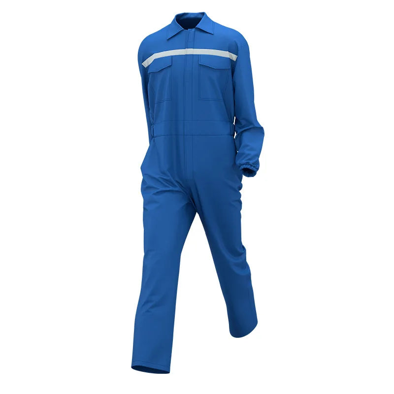 Men's reflective overalls, wear-resistant and dirt-resistant, shipyard workshop construction safety and labor protection overall