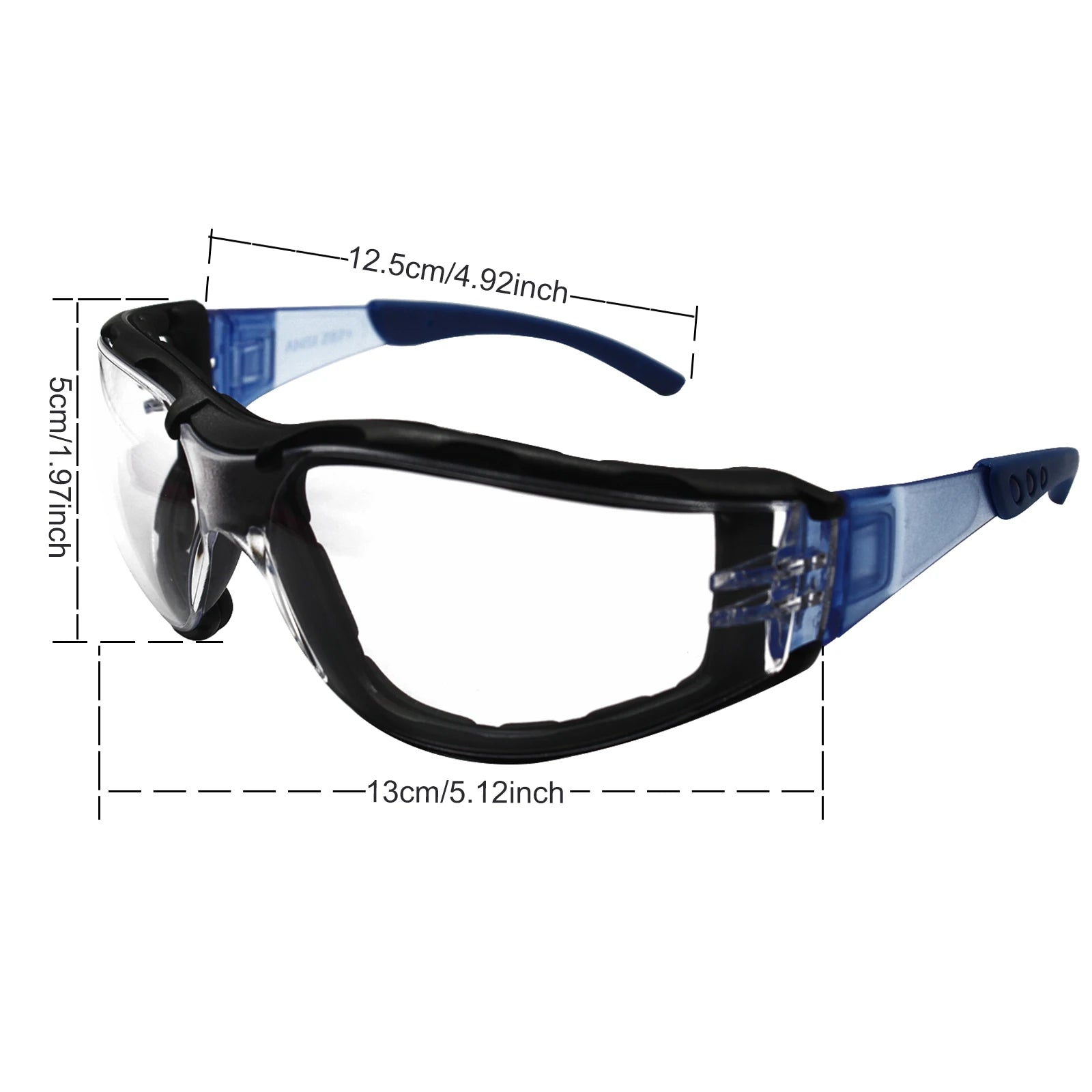 SAFETREE Elastic Strap Safety Goggle Work Eyewear Protection AntI-fog Anti-Scratch ANSI/ISEA Z87.1-2020