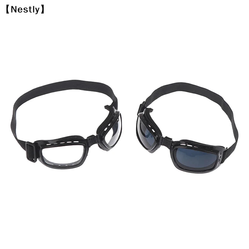 Safety Goggles Motorcycle Glasses Folding Glasses Anti Fog Windproof Sandproof Ski Goggles Off Road Racing Cycling Eyewear〔Nest〕