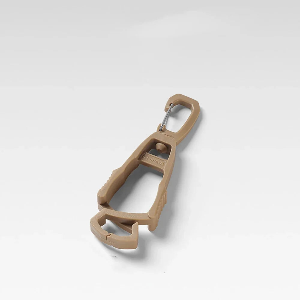 1PC Outdoor Glove Clip Hanger Multi-purpose Anti-drop Hook Clip Holder Plastic Protective Work Gloves Safety Clamp Camping Tools