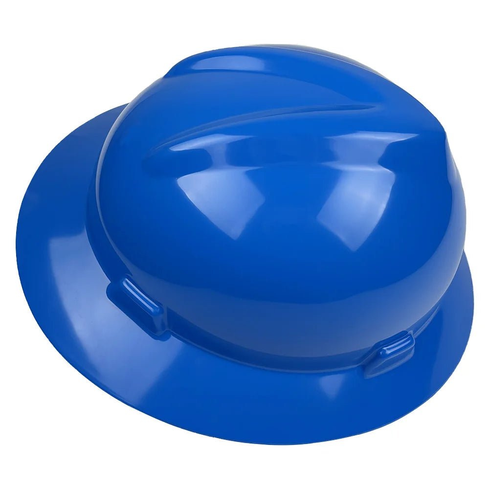 Carbon Fiber Full Brim Hard Hat ANSI Z89.1 CE Safety Helmet 6-Point Suspension HDPE Construction Work Cap for Men Industrial