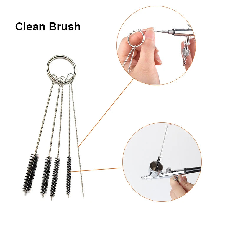 Rechargeable Wireless Cake Decoration Powerful Tools Mini Air Brush Painting Decorating Airbrush Tan Master Compressor Kits