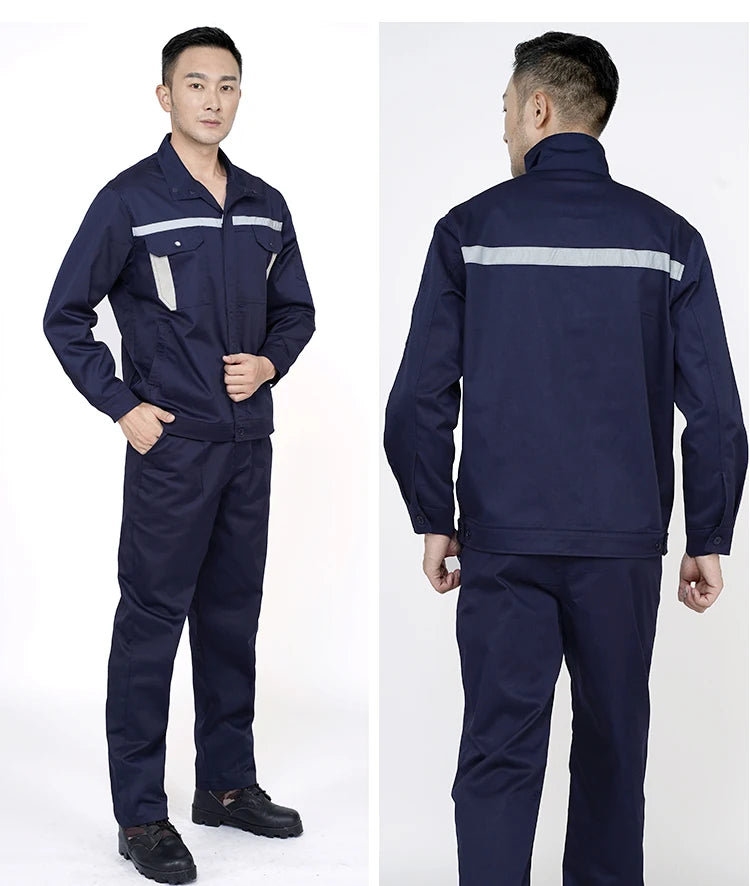 Hi Vis Safety Work Clothing Auto Repairman Working Uniforms Factory Workshop Porter Welder Work Coverall Mens Workwear Plus Size
