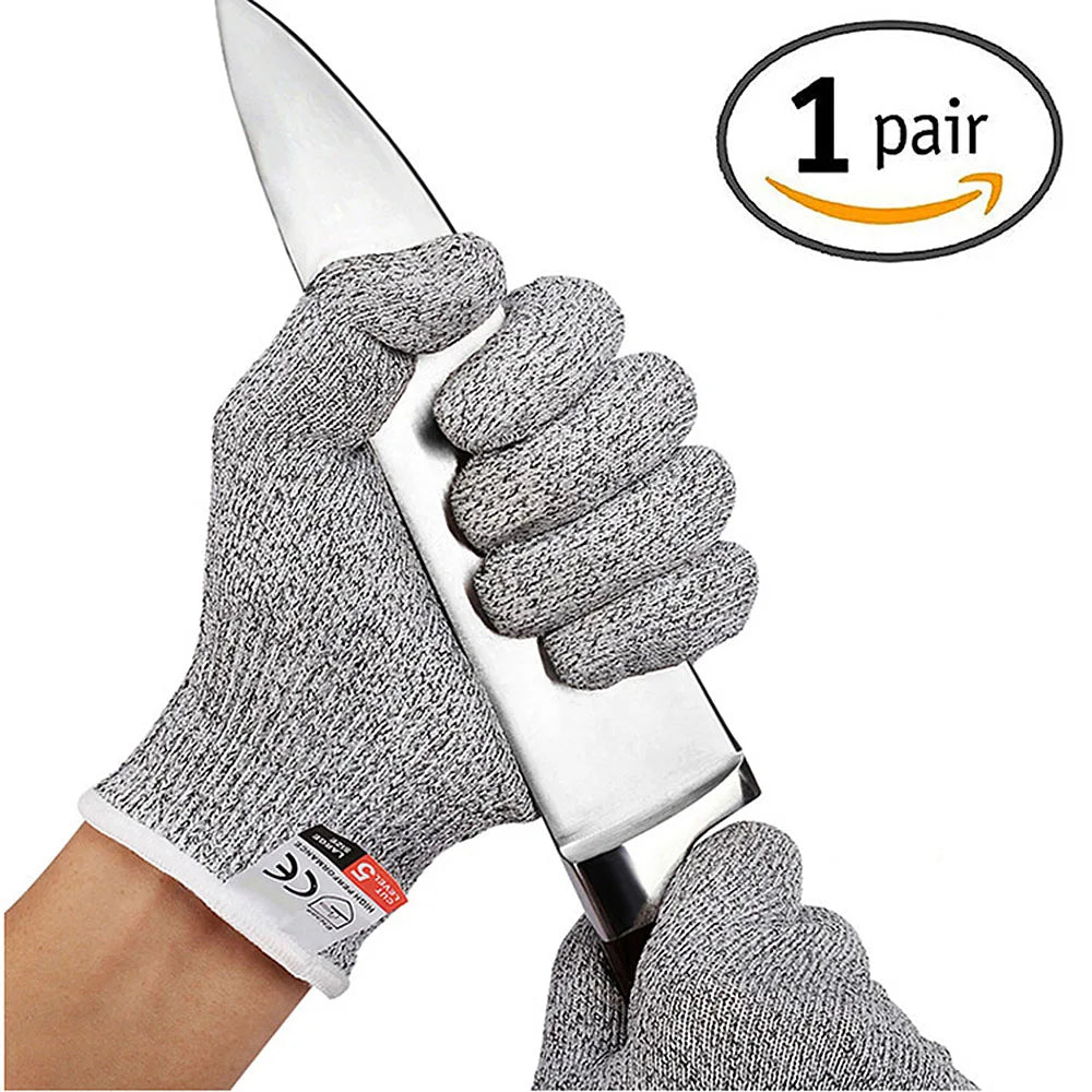 Anti-Cut Gloves Safety Cut Proof Stab Resistant Stainless Steel Wire Metal Mesh Butcher Cut-Resistant Gloves