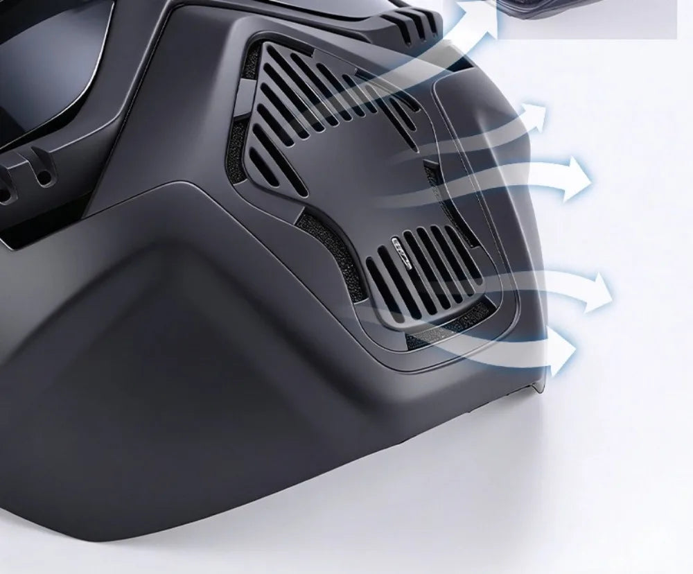 Auto Darkening Auto Darkening Welding Helmet Integrated Type Equipped with Headlights Welding Mask Adjustable Band Split Type