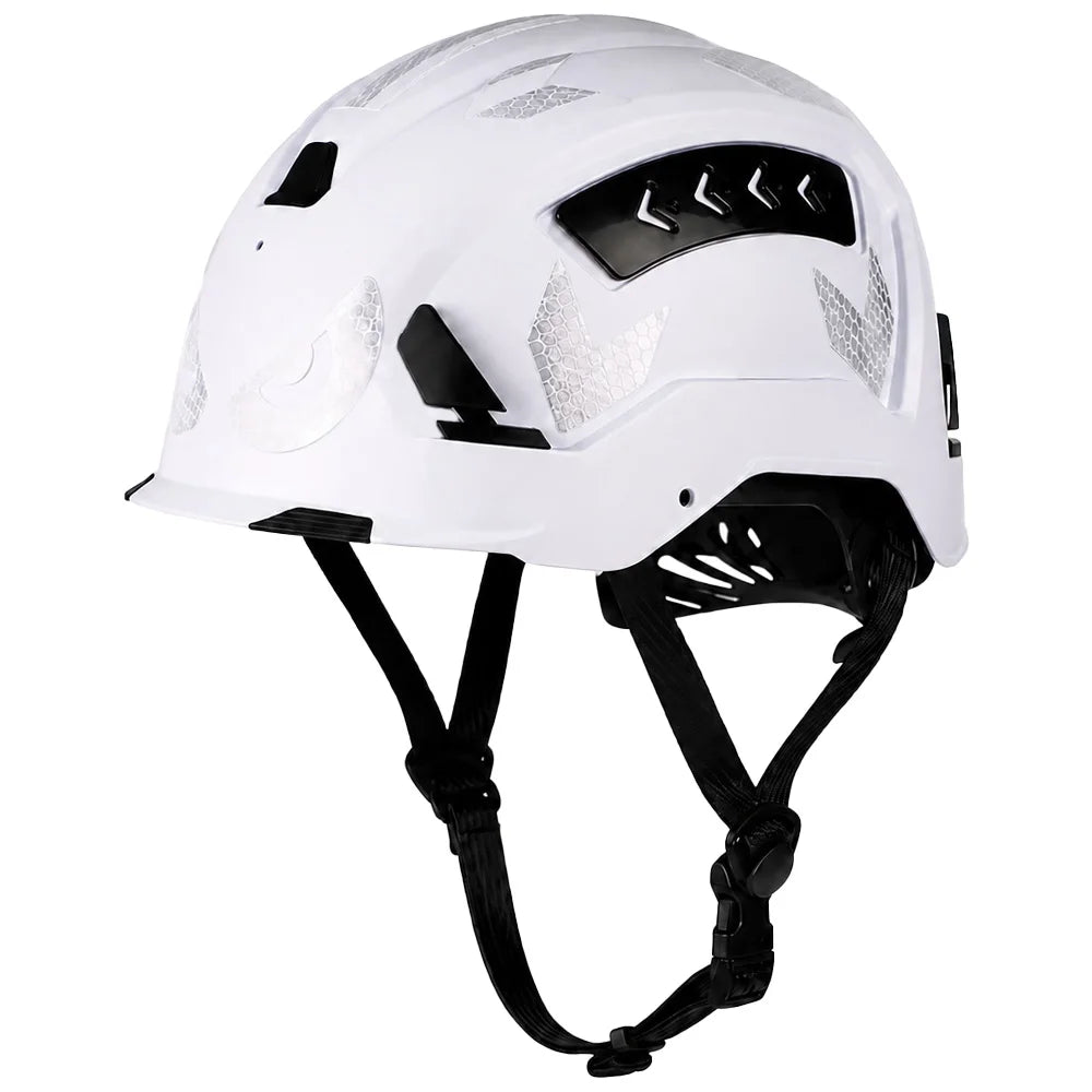CE Construction Safety Helmet Reflective Stickers Breathable ABS Hard Hat for Engineer Industrial Work Cap Protective Guard ANSI