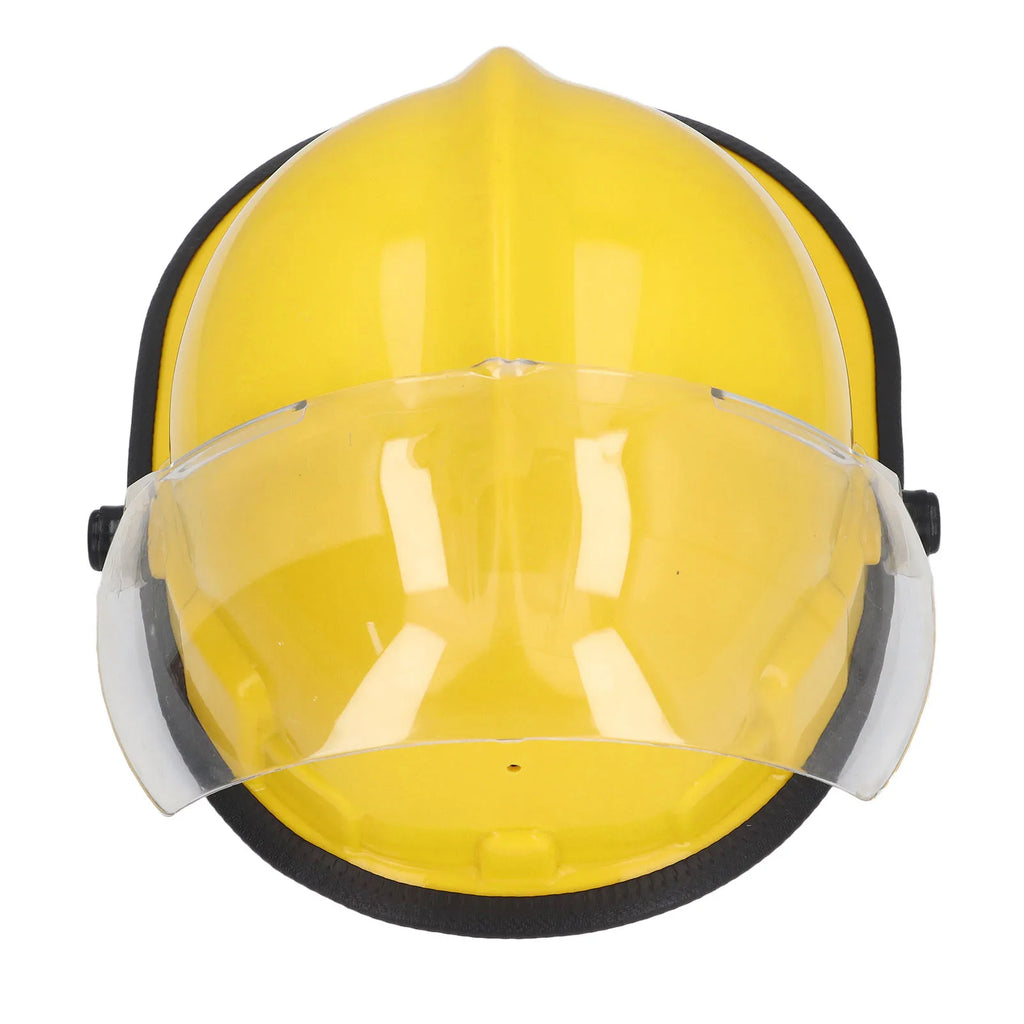 Helmet Electrical Insulation Firefighter Safety Helmet Adjustable Heat Resistant with Face  for Construction