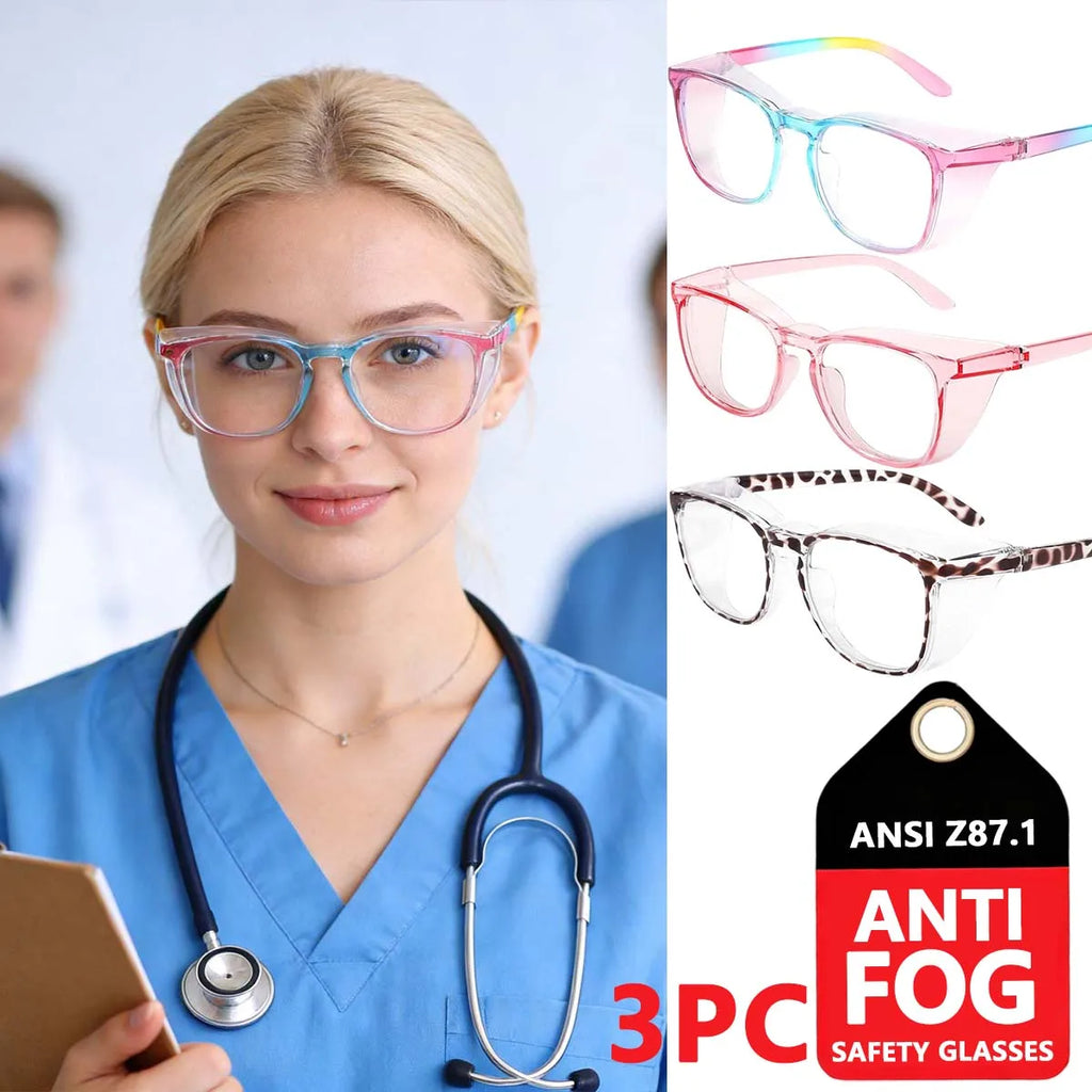 nursing goggles female blue light glasses women eye protection goggles for led light ansi z87 safety glasses womens HM9