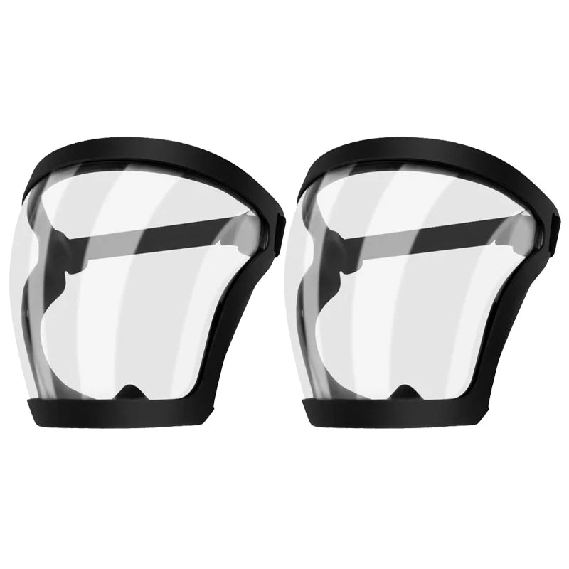 1/4pcs Car Sports Face Shield Windproof Cycling Goggles Full Face Mask Tactical Eye Protection Anti-Splash Transparent Protector
