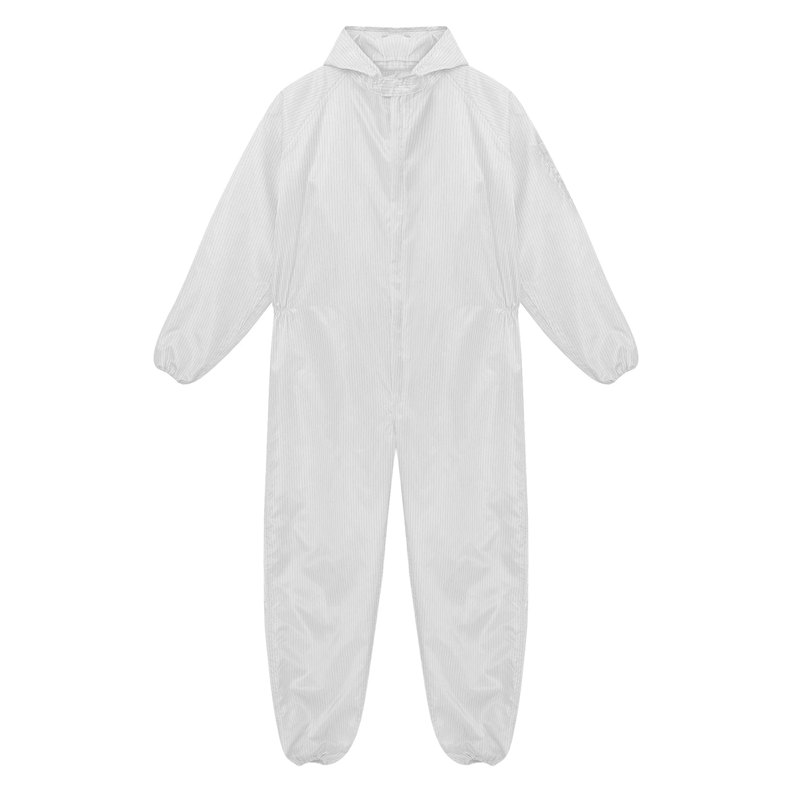 Adult Anti-Static Hooded Coverall Workshop Uniform Long Sleeve Zipper Dust-proof Overalls Jumpsuit for Lab Worker Spray Paint