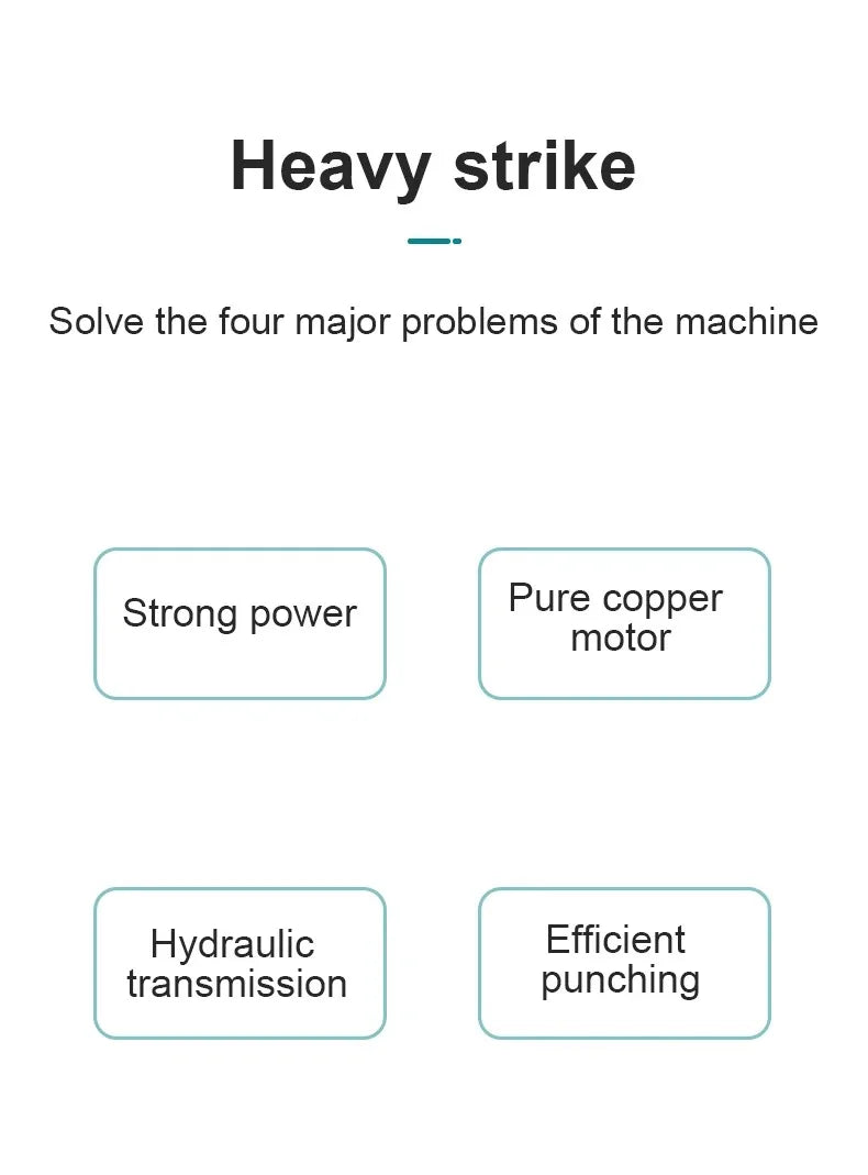 MHP20 Portable Electric Punching Machine Hydraulic Small Angle Iron Channel Steel Copper And Aluminum Plate Punching Machine