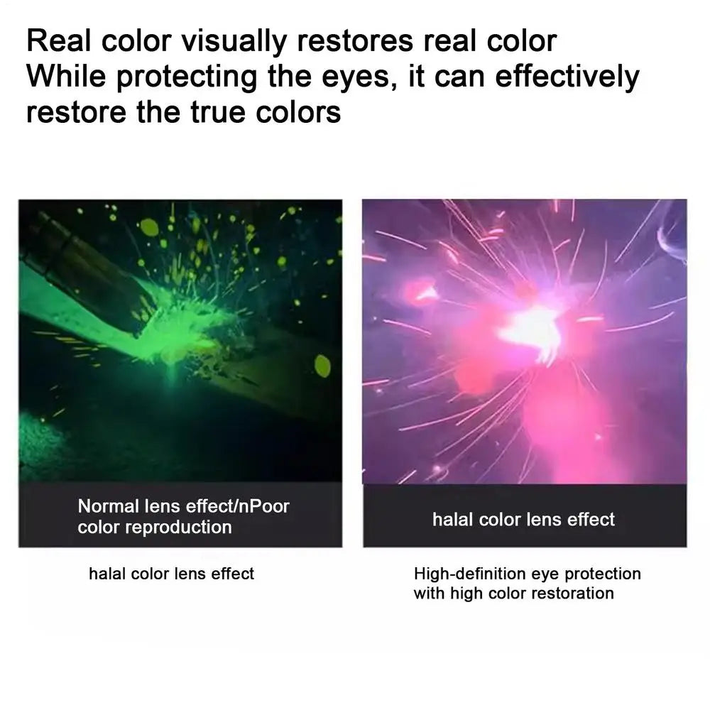 Auto Darkening Welding Mask For Arc Weld Grind Cut Solar Power Welder Mask True Color Lens Large View Welding Helmet