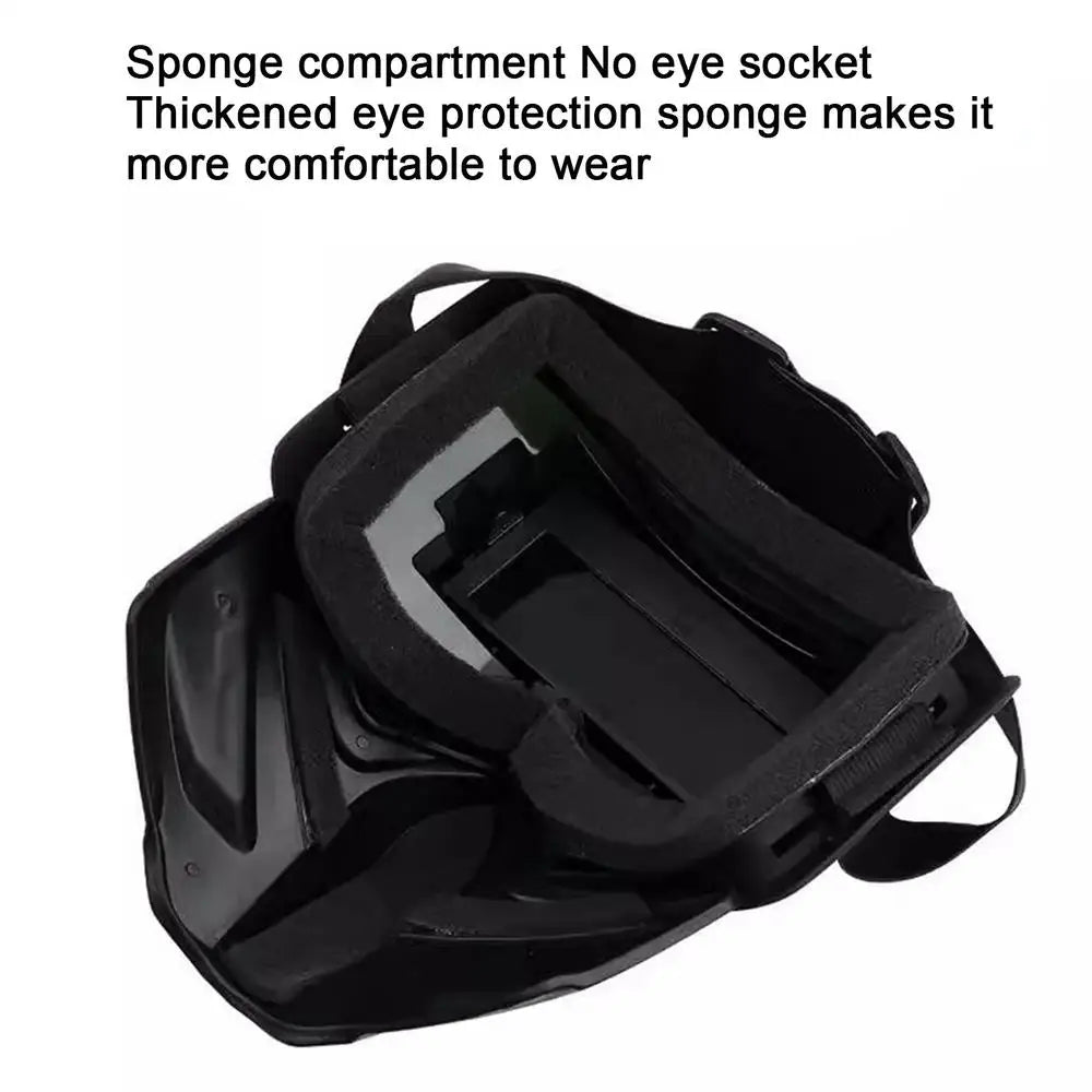 Auto Darkening Welding Mask For Arc Weld Grind Cut Solar Power Welder Mask True Color Lens Large View Welding Helmet