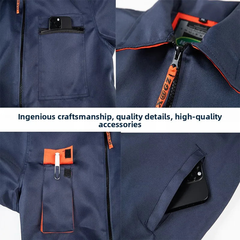 Workwear for car 4S shops, coveralls for painting and auto repair, dust-proof mechanics' coveralls, protective work uniforms