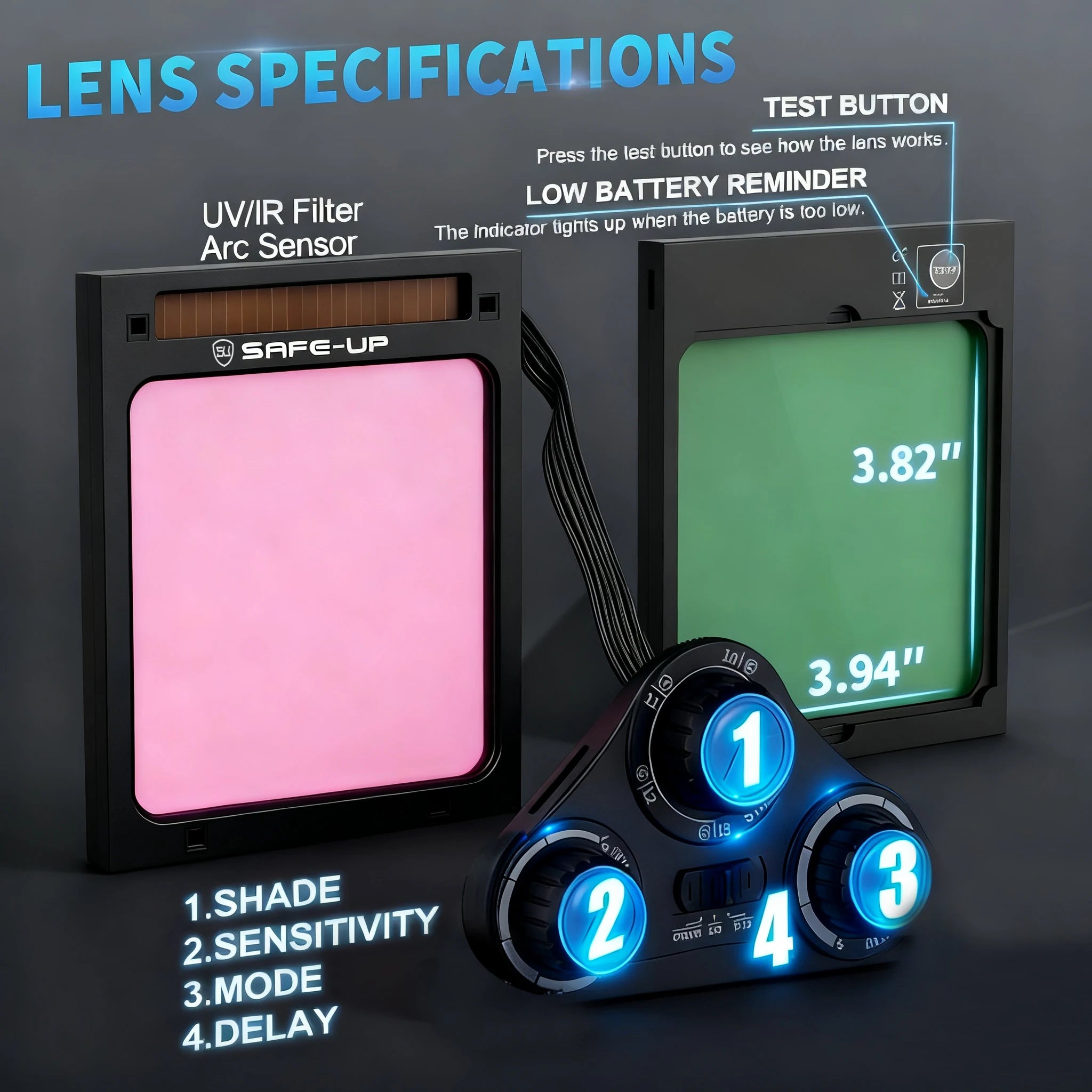 Auto Darkening Welding Helmet For MIG MAG TIG Cutting 4 Arc Sensor True Color Welder Welding Mask Face Cap  сварочная маска