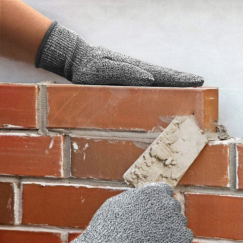 Cut Resistant Gloves HPPE Level 5 Abrasion Resistant Carpentry Kitchen Knife Fish Grabbing Slip Resistant Hand Protection
