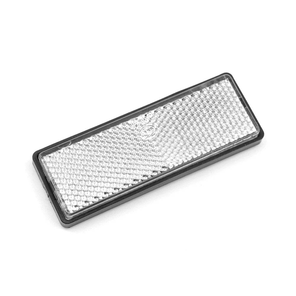 2PCS Self Adhesive Reflector Rectangular Round Safety Mark Signal Strip Position Reflective Car Carriers Trailer Motorcycle Bus