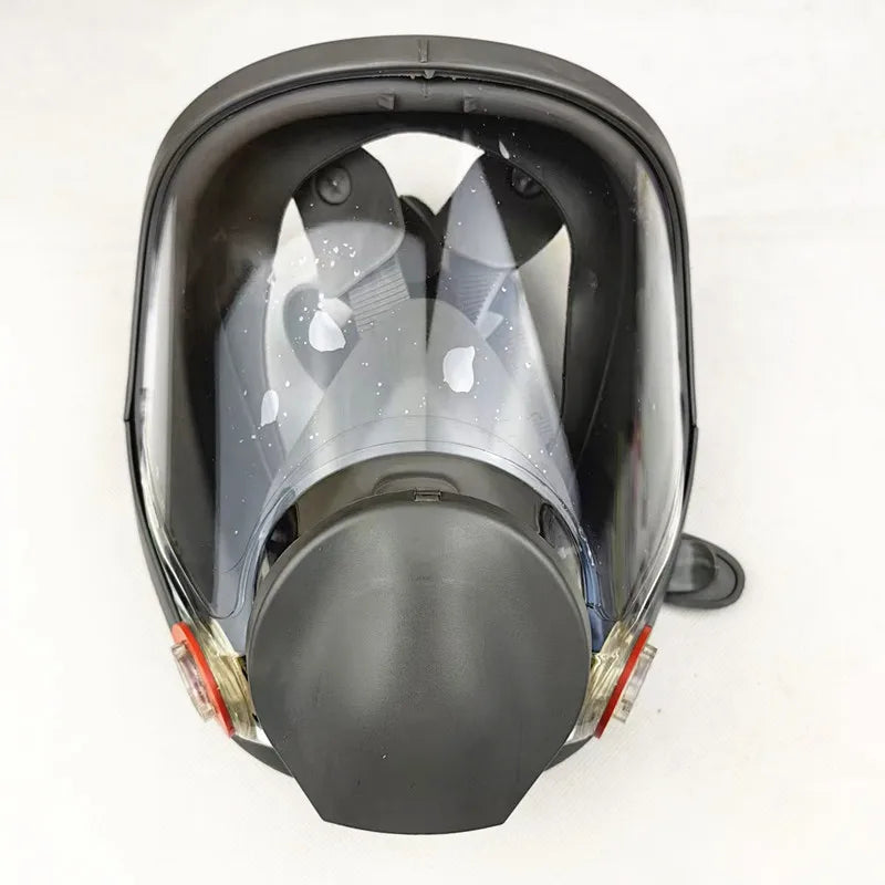 6800 Large View Gas Mask Full Facepiece Respirator Painting Spraying Silicone Mask