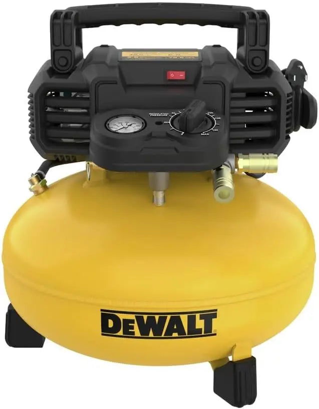 6 Gallon Portable Air Compressor, 165 PSI Max Pressure, Quiet Operation for Long Tool Use