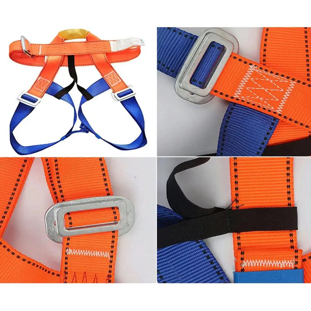 Climbing Harness Half Body Safety Belt Rappelling Equip Climbing Gear Thick Comfortable Men Mountaineering Harness for Roofing