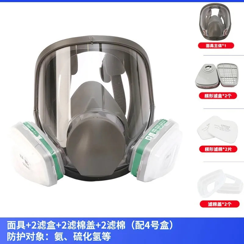 Anti-Fog 6800 Gas Mask Industrial Painting Spraying Respirator Safety Work Filter Dust Proof Full Face Formaldehyde Protection