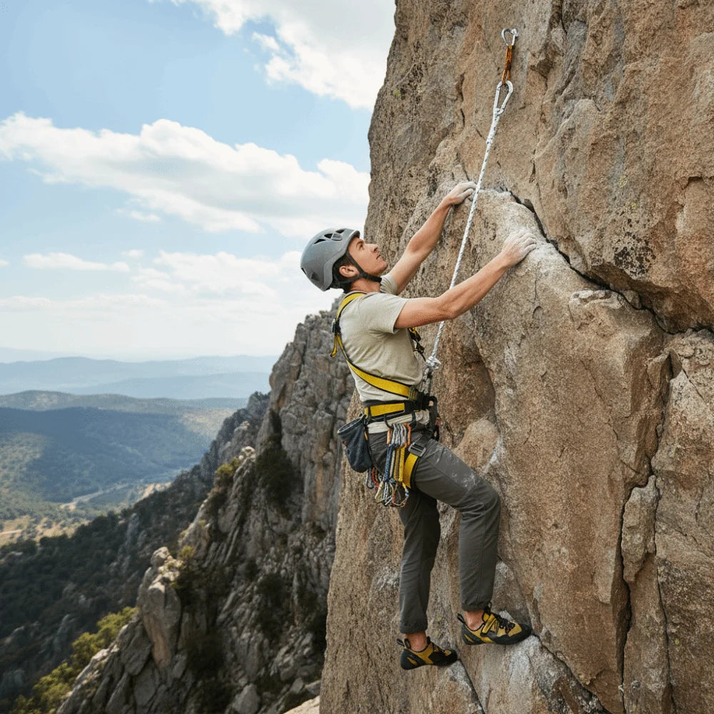 Professional Grade Outdoor Safety Belt Quick-Connect Buckle Adjustable Safety Rope Fall Prevention Rope Hook Safety Harness