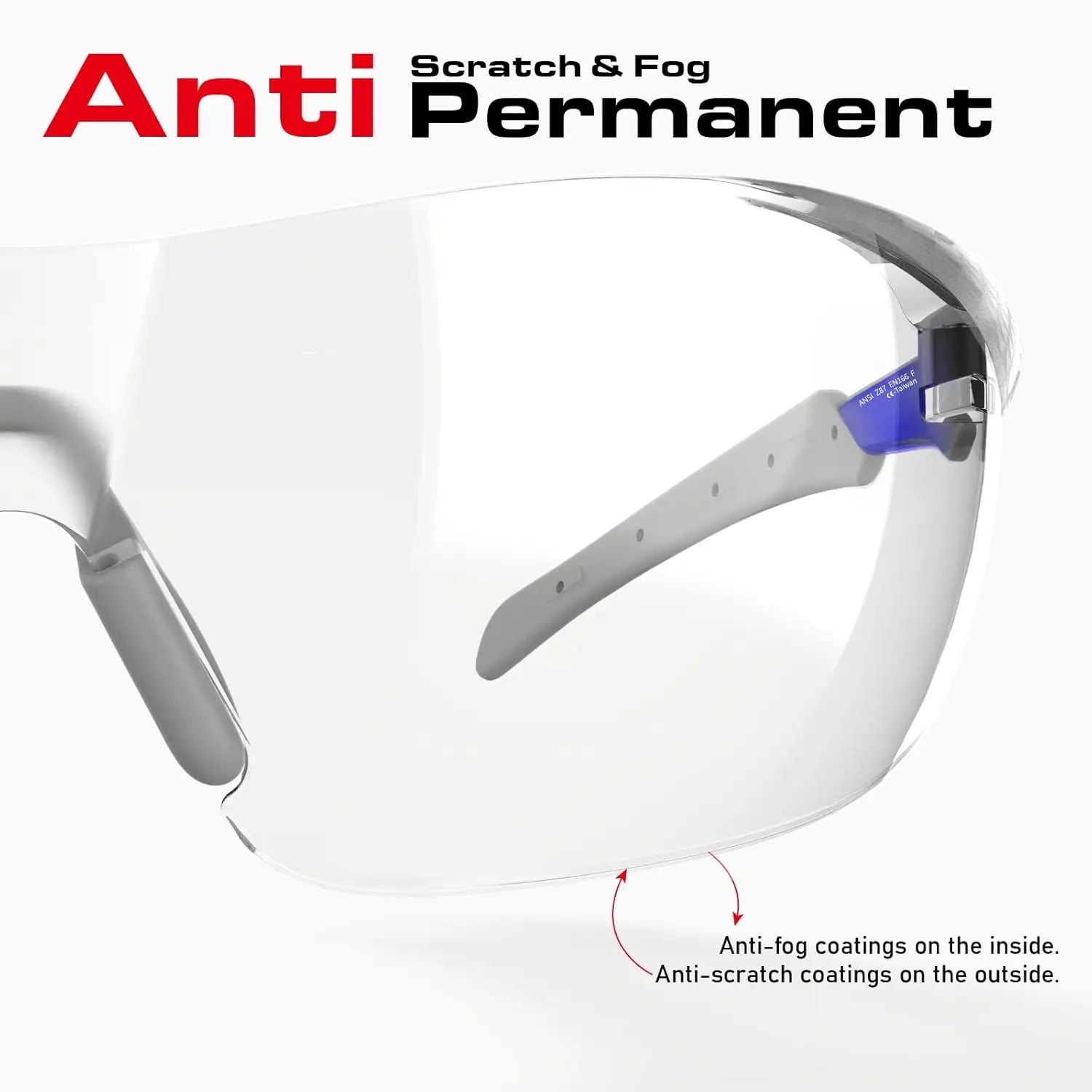 Classic Pickleball Safety Glasses – Fit-Enhanced ANSI Z87.1, Anti-Fog, UV & Impact Resistant Eyewear