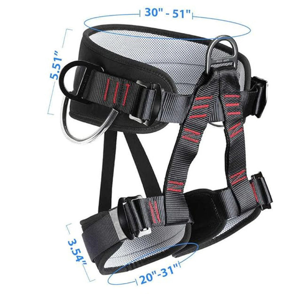 Adjustable Half Body Harnesses for Women and Men Protect Waist Safety Harness for Rescuing Work & Outdoor Adventure Activities