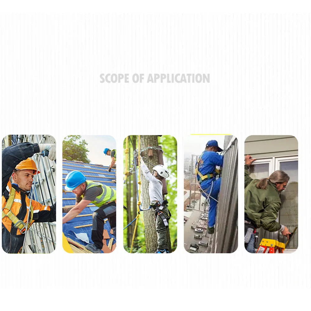 High Altitude Work Safety Harness Full Body Five-point Safety Belt Rock Climbing Construction Belt Body Protection Equipment