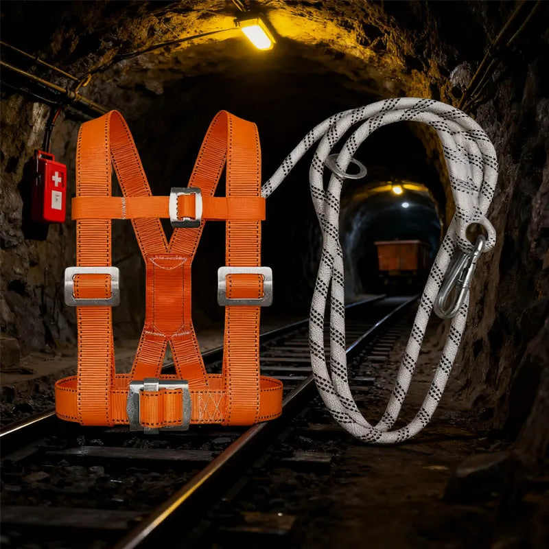 Cleaning Security Protection Tools Outdoor Safety Belt Set Outdoor Climbing Safety Harness Adjustable Safety Belt Aerial Work